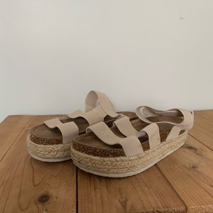 Tan espadrilles